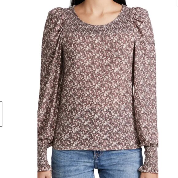 Nation LTD Abigail Festival Long Sleeve Top Pima Cotton Little House M - Picture 3 of 16